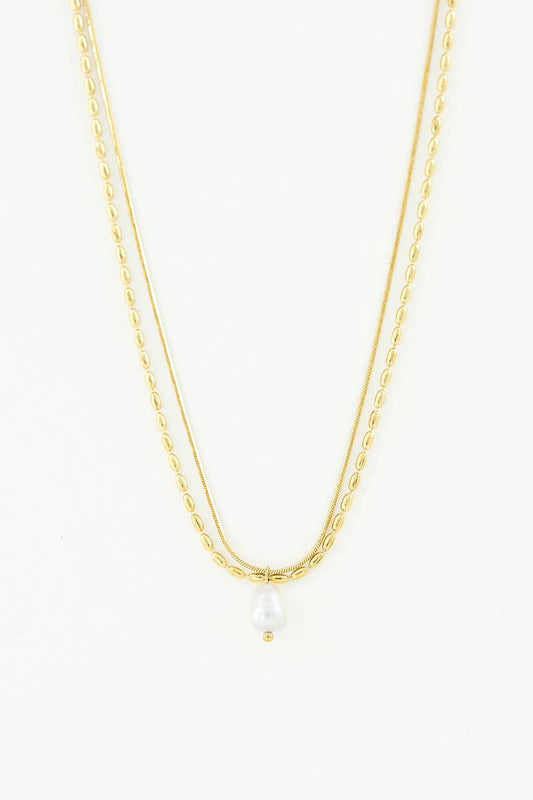 Colar Duplo Pérola