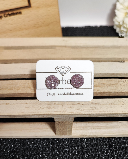 Brincos Stud Areia 8 mm