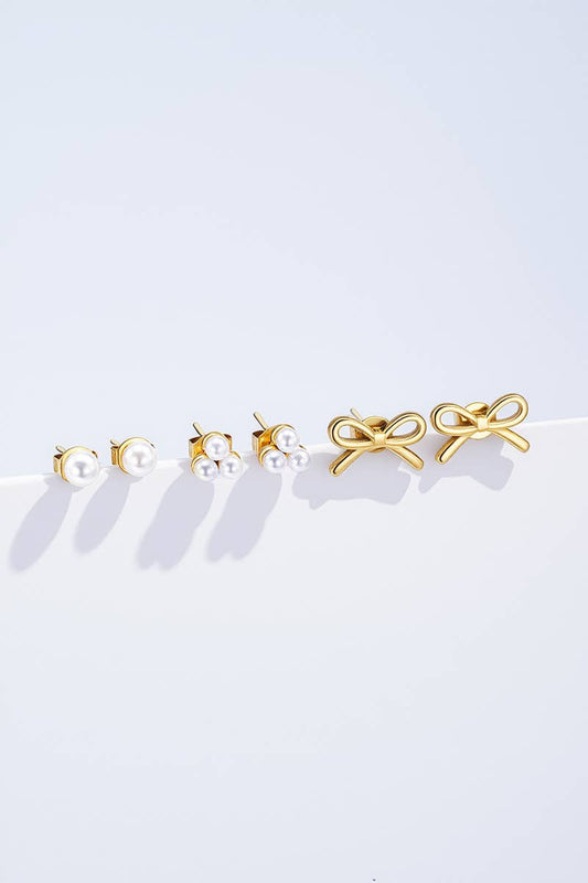 Conjunto Laço & Pérola