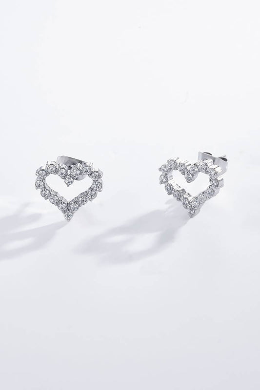 Brincos Shinny Heart