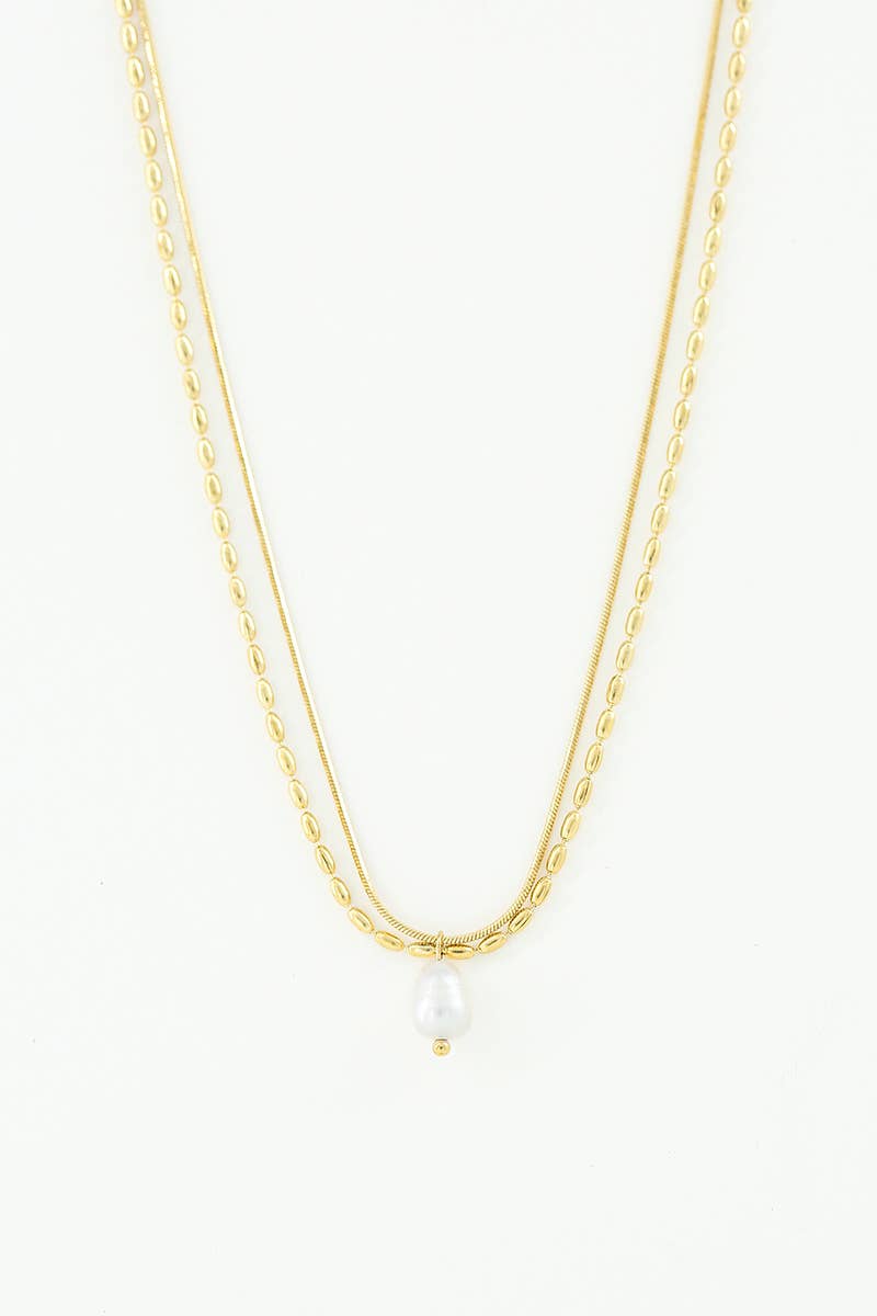 Colar Duplo Pérola
